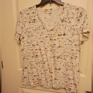 ANA, sleeper t-shirt, white